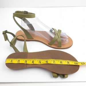 Boardwalk Madewell J.crew casual criscros sandals women's 9.5 G2005